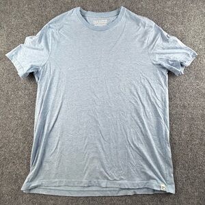 Fair Harbor Men’s XL Blue Corton Crewneck Tee Shirt Soft